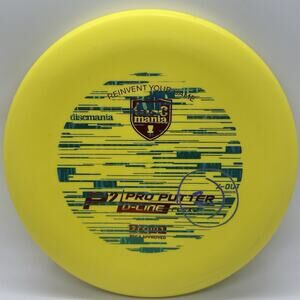 NEW DiscMania D-Line P2 Flex 2 Pro Putter Golf Disc 173G Yellow